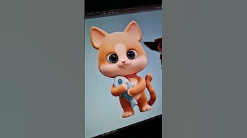 3D Cartoon Cat in Blender 🐱