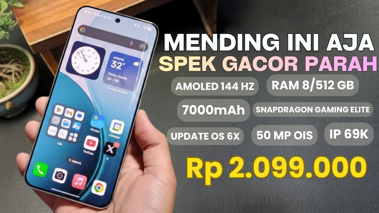 MENDING INI‼️RAM 8/512GB, 7000mAh - HP 2 JUTAAN TERBAIK DAN TERBARU MARET 2026