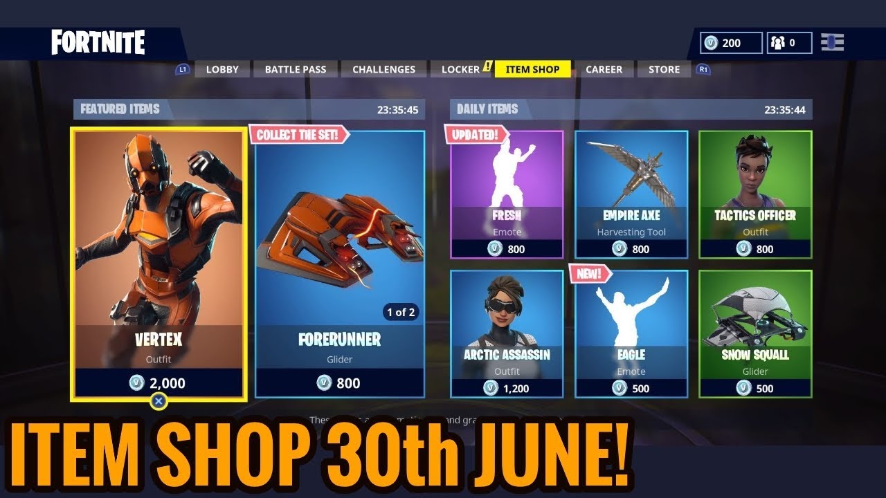 Fortnite Item Shop Right Now