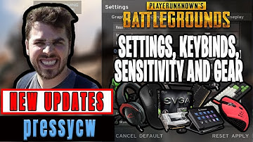 pressycw PUBG Settings, Keybinds, Sensitivity, Gear and Setup Pro Player Updates 2019
