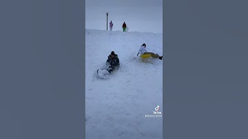 Sledding was so fun!! #sledding #utah #snow