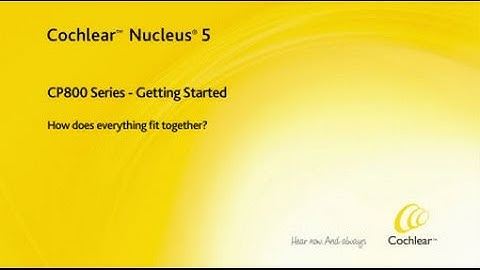 Assembling your Sound Procesor - Nucleus 5
