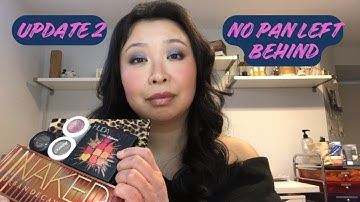 NO PAN LEFT BEHIND | UPDATE 2 USING EVERY PAN OF EYESHADOW IN MY COLLECTION