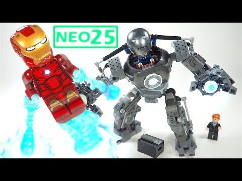LEGO Super Heroes Figur Minifigur Stark Iron Man Monger 76190 Obadiah Stane 