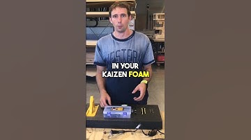 🔥 Professional Foam Cutouts using Kaizen Hot Knife #shorts #lean #hotknife