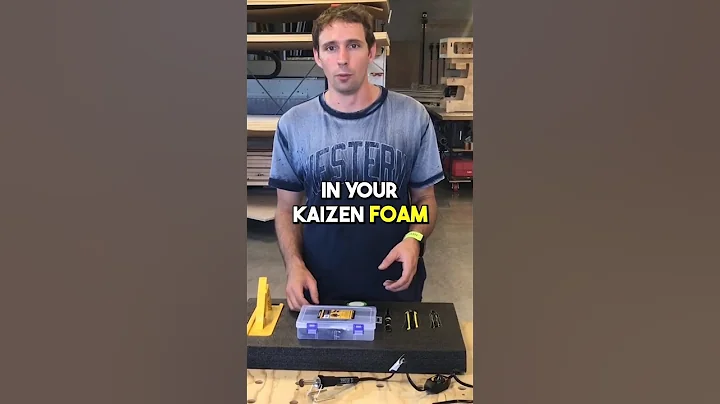 🔥 Professional Foam Cutouts using Kaizen Hot Knife #shorts #lean #hotknife