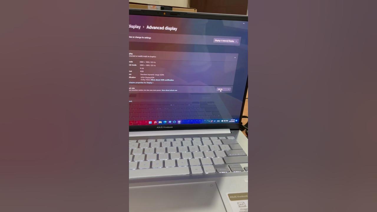 How to see laptop screen refresh rate in windows 11 youtube
