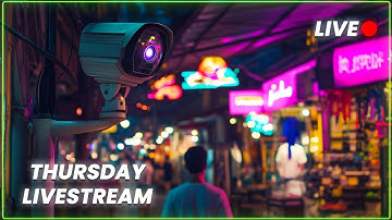 Are AI Cameras Watching You in Thailand? 👀 | One Night in Bangkok Live 🟢