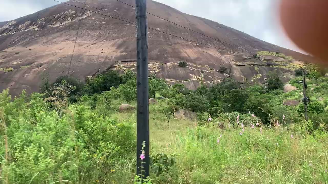 The biggest rock formation here in Africa and second largest in the world here in Swaziland 