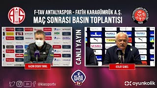 Antalyaspor - Fatih Karagümrük Basın Toplantısı