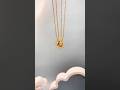 Lockets made of different types of gold