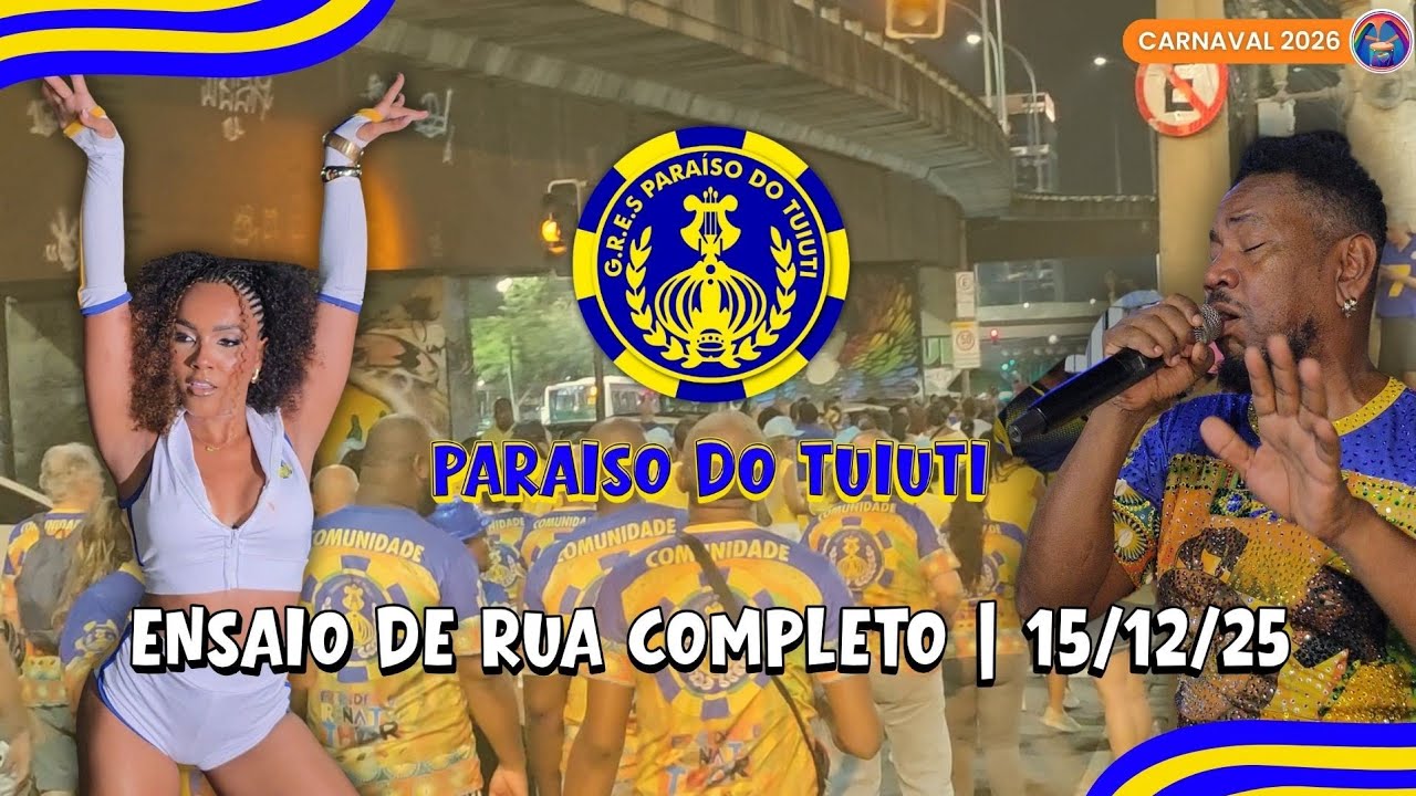 TUIUTI 2026 | ENSAIO DE RUA COMPLETO COM PIXULÉ E MAYARA LIMA 