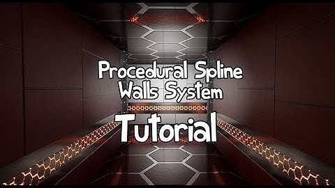 Procedural Spline Walls Kit - Tutorial