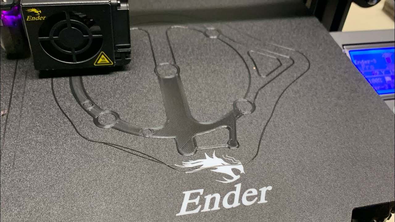 How to Fix Nozzle Printing Above Bed on Ender 3 pro - YouTube