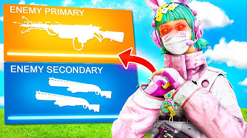 Warzone but I can use ONLY ENEMY Loadouts