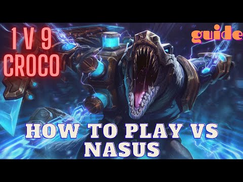 1 V 9 CROCO ??? | HOW TO WIN VS NASUS GUIDE | LEAGUE OF LEGENDS | ქართულად | BONUS RENE LORE