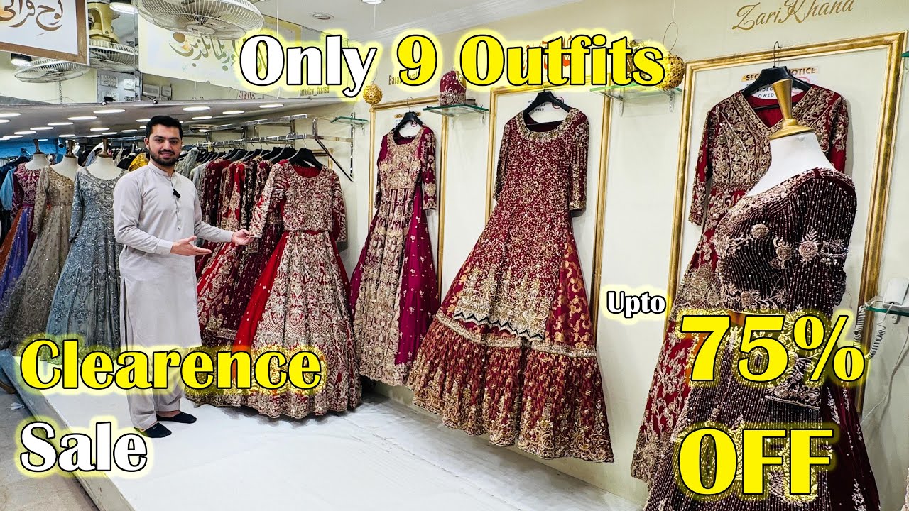 2026 Most Awaited Bridal Dresses Sale | Upto 75% Off On Barat Outfits | Zarikhana Clearance Sale