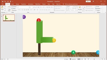 PowerPoint Training |How to Make a Slideshow Presentation Animated Bouncing Ball Countdown Timer