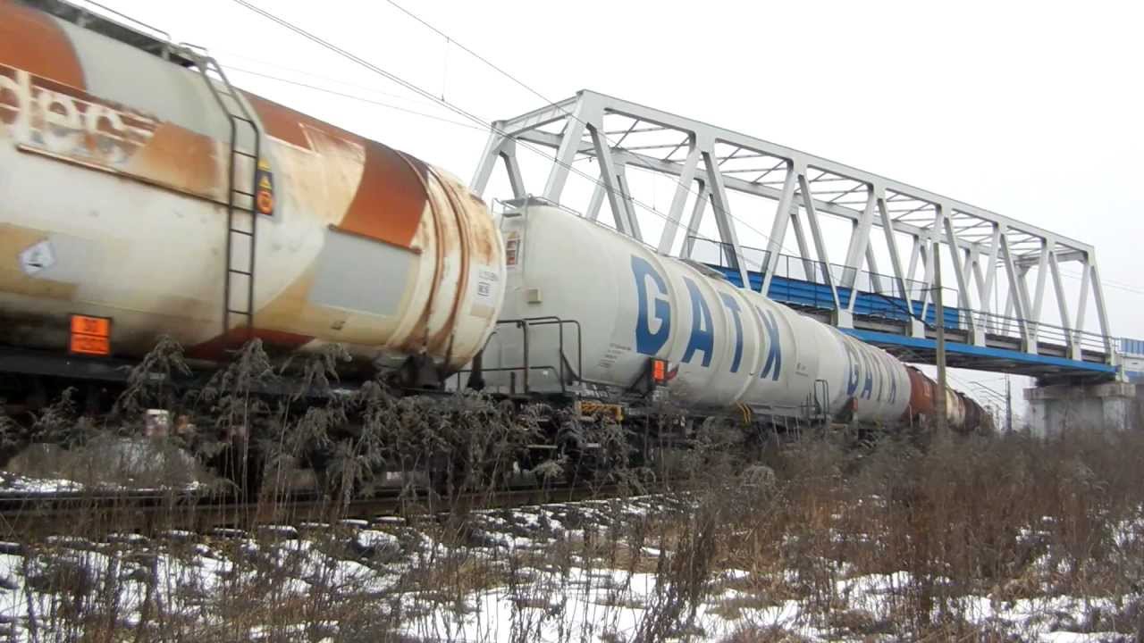 Dąbrowa Górnicza Przełajka - 11 składów towarowych, 12.02.2013r.