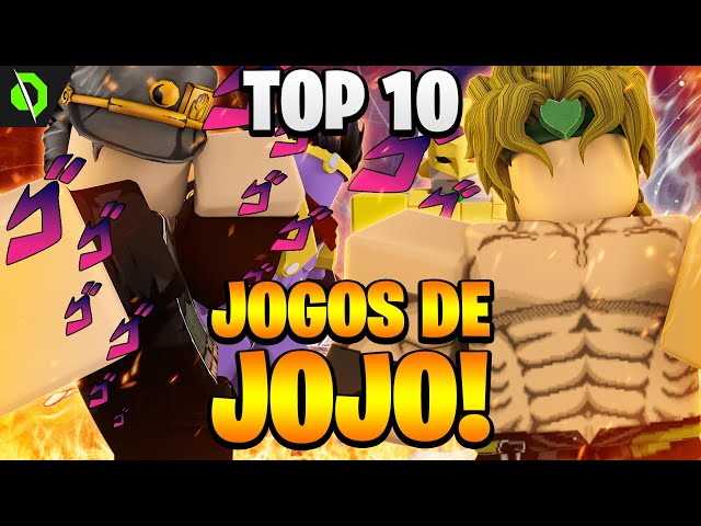 MÁGICOS! TOP 10 MELHORES jogos de JOJO de TODO o ROBLOX! 