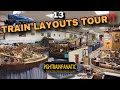 TOUR 13 Model TRAIN Layouts!