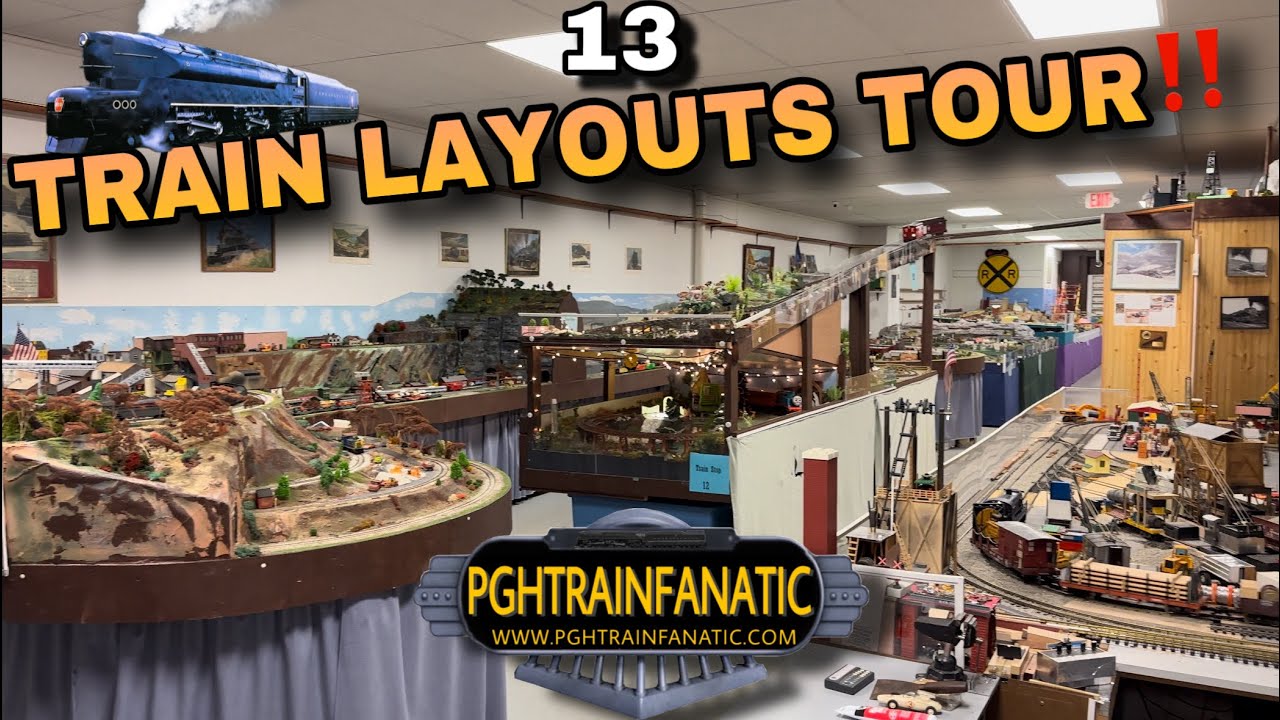 TOUR 13 Model TRAIN Layouts! YouTube