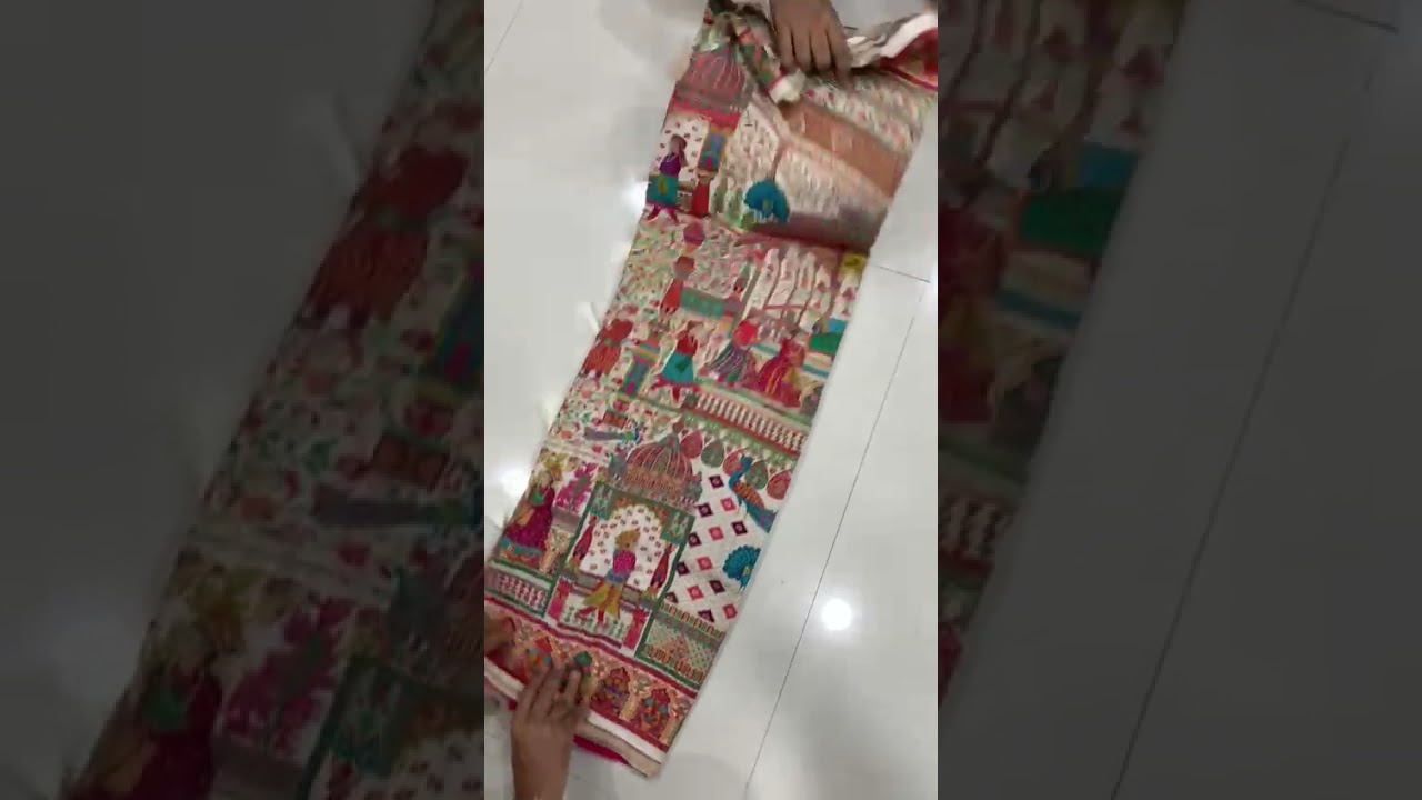 Royal Darbar Pashmina Silk Heritage Mughal Saree