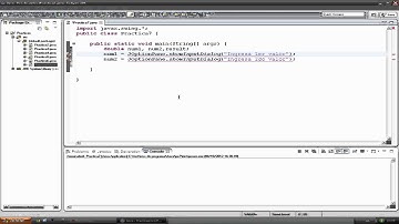 Tutorial 7 Cuadro de Dialogo showInputDialog en JAVA