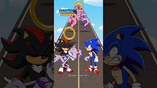 Sonic vs Shadow New Kiss Run Epic Clash #sonic #sonicthehedgehog