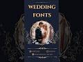 Add Elegant Wedding Fonts in Camtasia - Quick Tutorial! #shortvideo #short