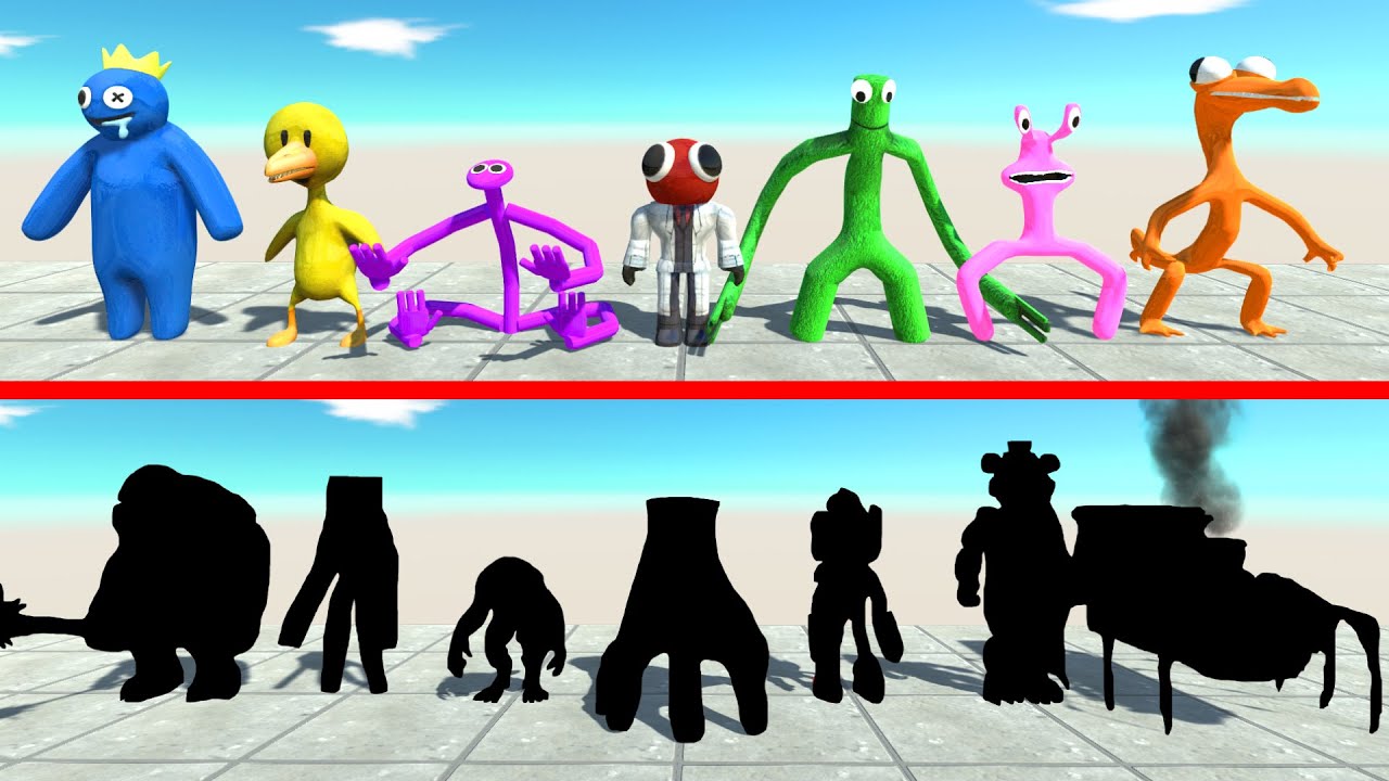 FIGHT WITH RAINBOW FRIENDS 3D jogo online gratuito em