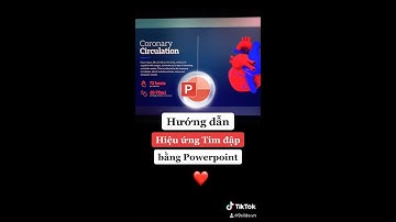 Hướng dẫn Hiệu ứng 3D Trái tim đập bằng Powerpoint #Shorts / Khóa học #Powerpoint Online: 9slide.com