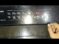 How to set mode in Samsung washing machine 