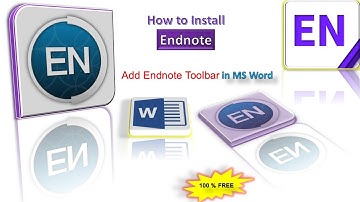 Add EndNote Toolbar in Microsoft Word | Download and Install EndNote Free