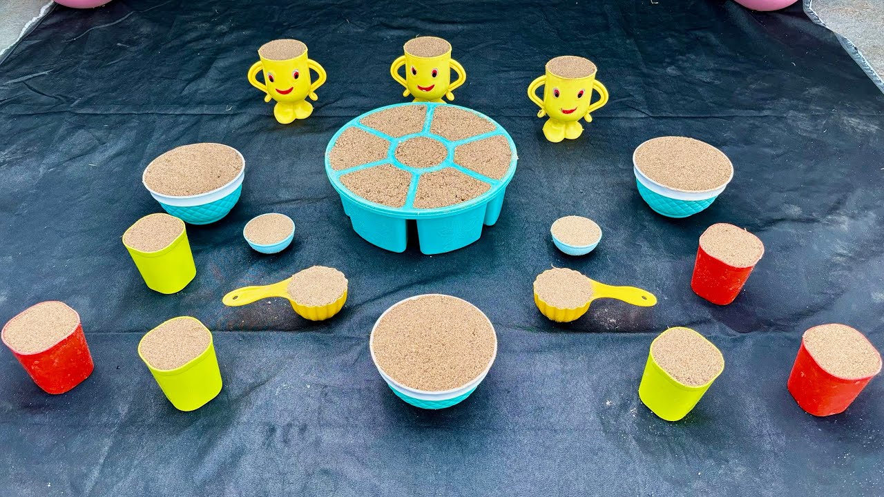 How to make kitchen tool sand cake design videos 