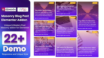 BWD Blog Post Masonry Elementor addon tutorial