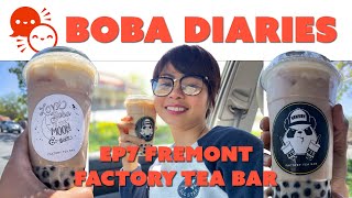 Boba Diaries ep 7 | Fremont | Creme Brulee boba milk tea & great popcorn chicken at Factory Tea Bar