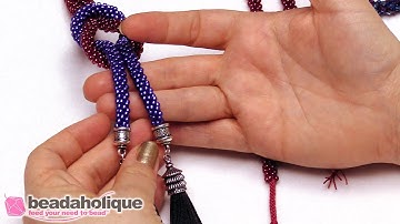 How to Finish a Kumihimo Braid to Fit into a Larger Clasp or Cord End