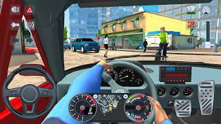Taxi Cab Driving Simulator 3D: Ferrari F40 Realistic City pick drop experience - android gameplay screenshot 1