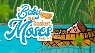 A baby in a basket, Moses 👶🏻🧺 | Animated Bible Stories | My First Bible | 20 screenshot 4