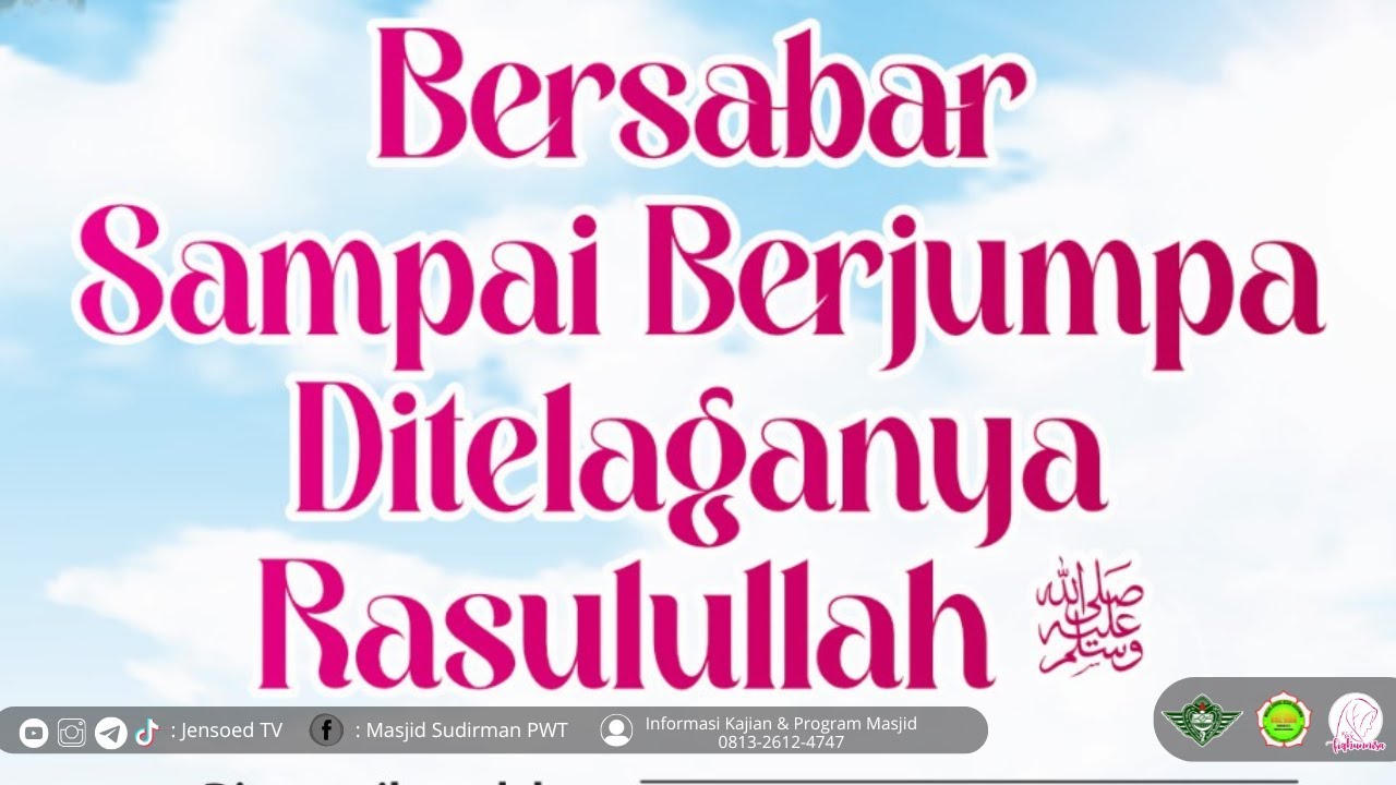 Bersabar Sampai Berjumpa Ditelaganya Rasulullah ﷺ | Ustadz Ali Abdul ...