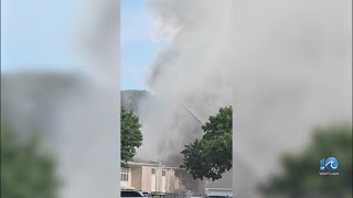 Firefighters battle 2-alarm fire at Newport Landing Apartments in Newport News