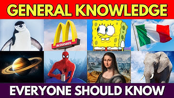 General Knowledge Trivia Quiz 📚😏 | 100 Questions You Should Know 👍✅