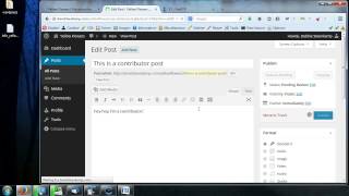 Complete WordPress Video Tutorial - 21 - Users - Roles