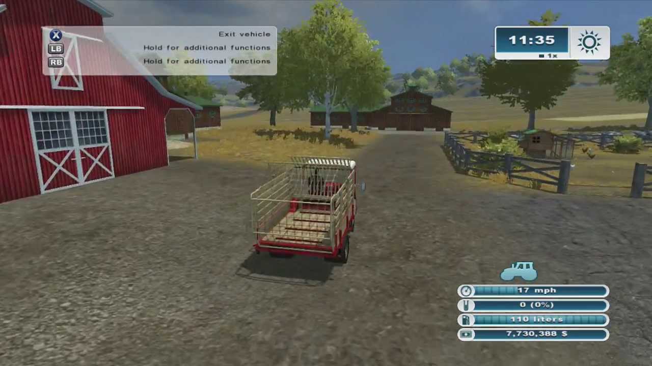 Farming Simulator 2013 Console Edition Xbox 360 Ps3 Dlc Packs Look Around Youtube