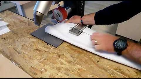 How to - Banner Tube with LEISTER HEMTEK ST 30 mm 13 06 2017 Romania, Bucharest