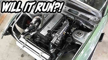 MY 1JZ S13 FIRST START!!