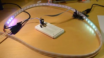 attiny13 driving a 60 LED ws2811 string