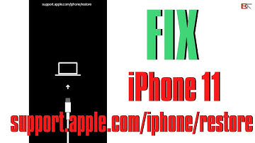 How to Fix support.apple.com/iphone/restore on iPhone 11 | Stuck at Recovery Mode Screen