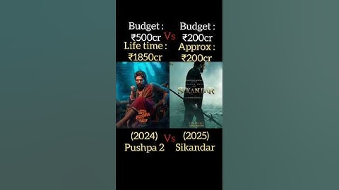 Sikandar Vs Pushpa 2 Box office collection #pushpa2 #alluarjun #salmankhan #sikandar #shorts